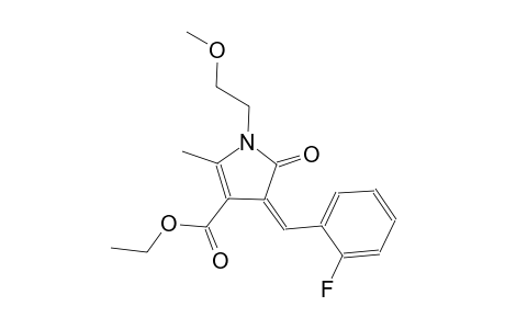 1H-pyrrole-3-carboxylic acid, 4-[(2-fluorophenyl)methylene]-4,5-dihydro-1-(2-methoxyethyl)-2-methyl-5-oxo-, ethyl ester, (4Z)-