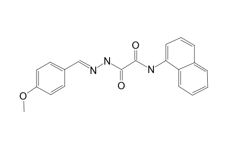 N'-[(E)-(4-methoxyphenyl)methyleneamino]-N-(1-naphthyl)oxamide