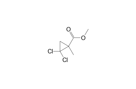 2,2-dichloro-1-methylcyclopropanecarboxylic acid, methyl ester