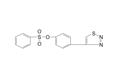 benzenesulfonic acid, p-(1,2,3-thiadiazol-4-yl)phenyl ester
