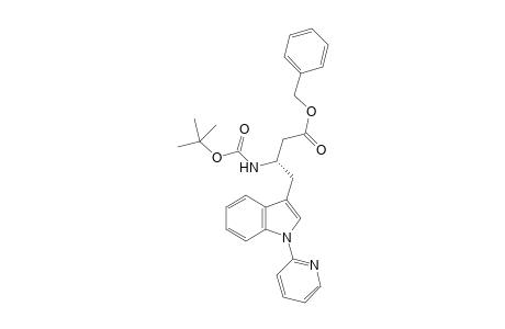 Benzyl (tert-butoxycarbonyl)-1-(2-pyridyl)-.beta.(3)-homo-L-tryptophan