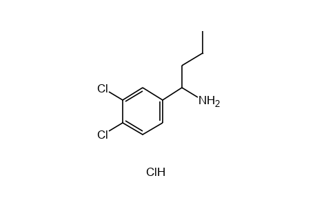 3,4-DICHLORO-alpha-PROPYLBENZYLAMINE, HYDROCHLORIDE