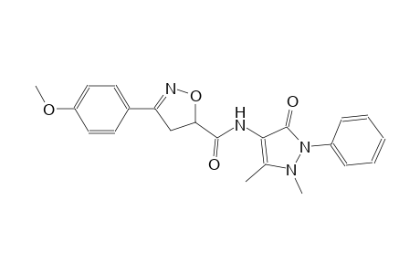 5-isoxazolecarboxamide, N-(2,3-dihydro-1,5-dimethyl-3-oxo-2-phenyl-1H-pyrazol-4-yl)-4,5-dihydro-3-(4-methoxyphenyl)-