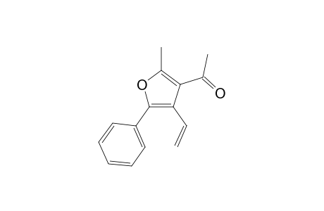 1-(4-ethenyl-2-methyl-5-phenylfuran-3-yl)ethanone