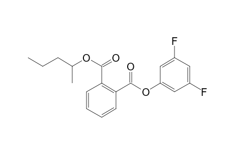 Phthalic acid, 3,5-difluorophenyl 2-pentyl ester