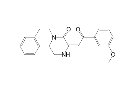 4H-pyrazino[2,1-a]isoquinolin-4-one, 1,2,3,6,7,11b-hexahydro-3-[2-(3-methoxyphenyl)-2-oxoethylidene]-, (3E)-