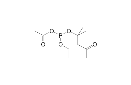 ETHYL-ALPHA,ALPHA-DIMETHYL-GAMMA-KETOBUTYLACETYLPHOSPHITE