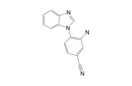 3-Amino-4-(1,3-benzodiazol-1-yl)benzonitrile