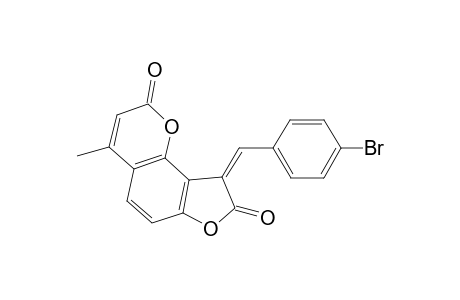 (9Z)-9-(4-bromobenzylidene)-4-methyl-2H-furo[2,3-h]chromene-2,8(9H)-dione