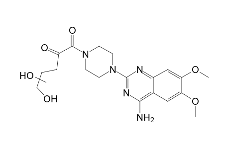 Prazosin-M (alkyl-OH-ring cleavage) MS2