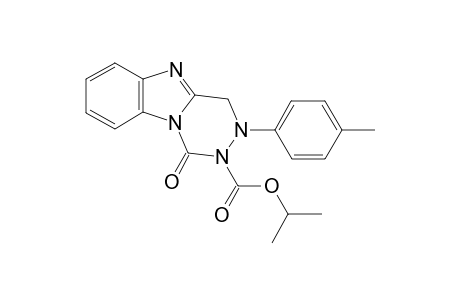 1-oxo-3-p-methylphenyl-3,4-dihydrobenzo[4,5]imidazo[1,2-d][1,2,4]triazine-2(1H)-carboxylic acid Isopropyl ester