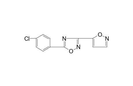 5-(p-chlorophenyl)-3-(5-isoxazolyl)-1,2,4-oxadiazole