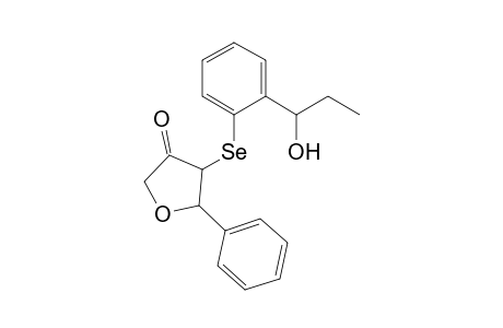 3-[2'-(1"-Hydroxypropyl)phenyl]selenyl-2-phenyltetrahydrofuran-4-one