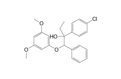 2-(4-Chlorophenyl)-1-(3,5-dimethoxyphenoxy)-1-phenylbutan-2-ol