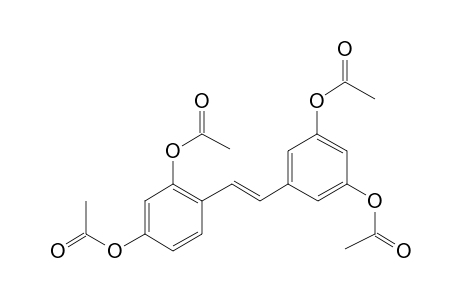 Oxyresveratrol, tetraacetate