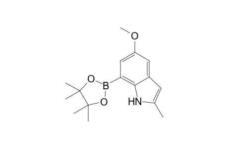 5-methoxy-2-methyl-7-(4,4,5,5-tetramethyl-1,3,2-dioxaborolan-2-yl)-1H-indole