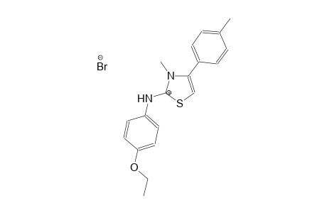 4-ethoxy-N-(3-methyl-4-(p-tolyl)thiazol-2(3H)-ylidene)benzenaminium bromide