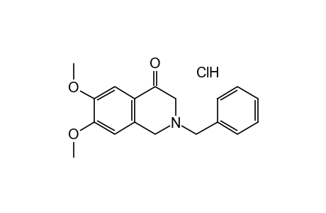 2-benzyl-2,3-dihydro-6,7-dimethoxy-4(1H)-isoquinolone, hydrochloride