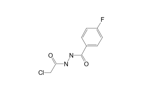 Benzhydrazide, 4-fluoro-N2-chloroacetyl-