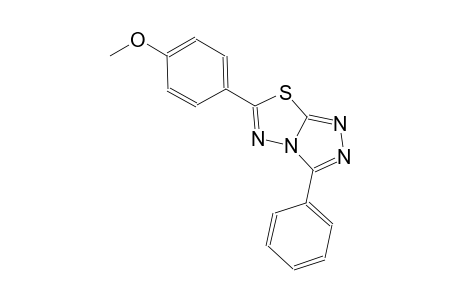 6-(4-Methoxyphenyl)-3-phenyl-[1,2,4]triazolo[3,4-b][1,3,4]thiadiazole