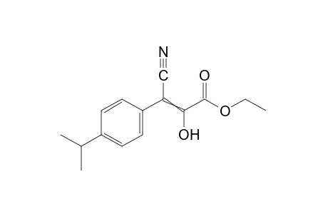 beta-CYANO-alpha-HYDROXY-p-ISOPROPYLCINNAMIC ACID, ETHYL ESTER