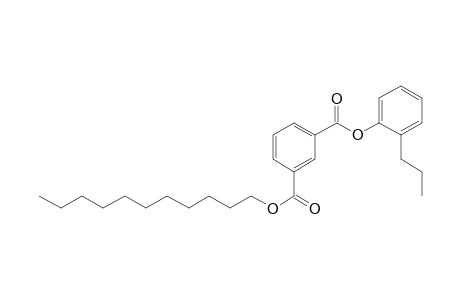 Isophthalic acid, 2-propylphenyl undecyl ester