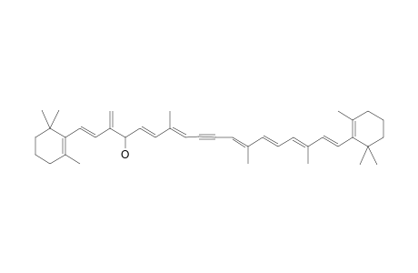 (1E,5E,7E,11E,13E,15E,17E)-7,12,16-trimethyl-3-methylene-1,18-bis(2,6,6-trimethyl-1-cyclohexenyl)-4-octadeca-1,5,7,11,13,15,17-heptaen-9-ynol