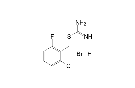 2-(2-chloro-6-fluorobenzyl)-2-thiopseudourea, monohydrobromide