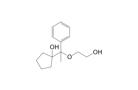 1-[1-(2-Hydroxyethoxy)-1-phenylethyl]cyclopentanol