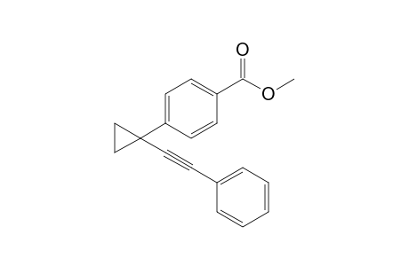 1-(Phenylethynyl)-1-(4'-methoxycarbonylphenyl)cyclopropane