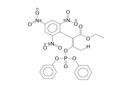 (E)-ETHYL-3-DIPHENOXYPHOSPHORYLOXY-2-PICRYL-2-BUTENOATE