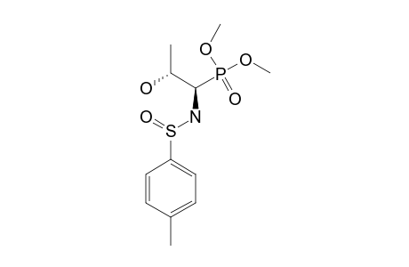 (+)-(S(S),1S,2R)-DIMETHYL-1-(PARA-TOLUENESULFINYLAMINO)-2-HYDROXYPROPYLPHOSPHONATE