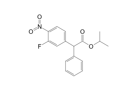iso-Propyl .alpa.-(3-fluoro-4-nitrophenyl)phenylacetate