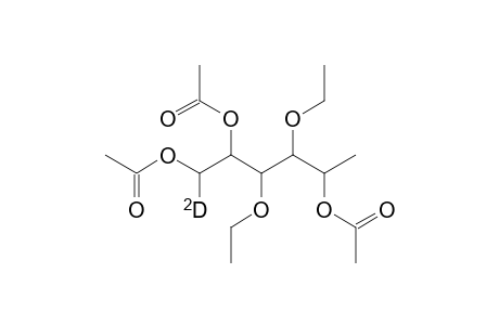 3,4-Di-0-Ethyl-6-deoxyhexitol 1,2,5-triacetate (1-D)