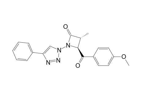 (3R,4S)-3-methyl-4-p-anisoyl-1-(4-phenyltriazol-1-yl)azetidin-2-one