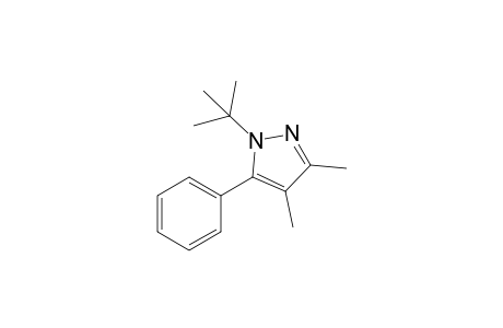 1-Tert-butyl-3,4-dimethyl-5-phenyl-pyrazole