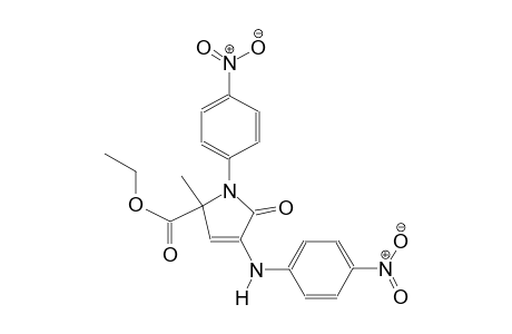 ethyl 2-methyl-4-(4-nitroanilino)-1-(4-nitrophenyl)-5-oxo-2,5-dihydro-1H-pyrrole-2-carboxylate