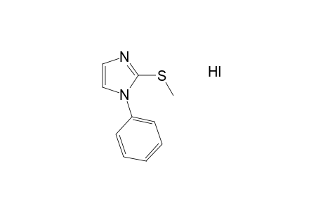 2-(methylthio)-1-phenylimidazole, monohydroiodide