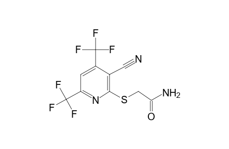 2-(3-Cyano-4,6-bis-trifluoromethyl-pyridin-2-ylsulfanyl)-acetamide