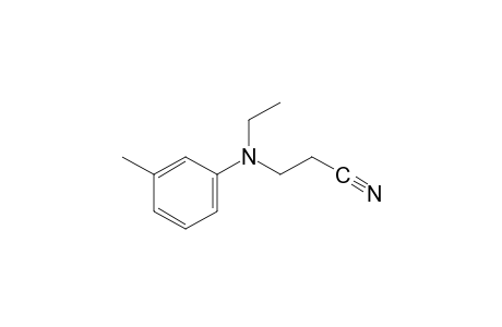 3-(N-ethyl-m-toluidino)propionitrile