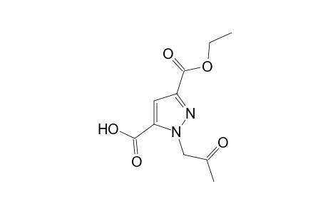 1H-Pyrazole-3,5-dicarboxylic acid, 1-(2-oxopropyl)-, 3-ethyl ester