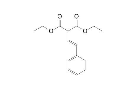 2-[(E)-2-phenylethenyl]propanedioic acid diethyl ester