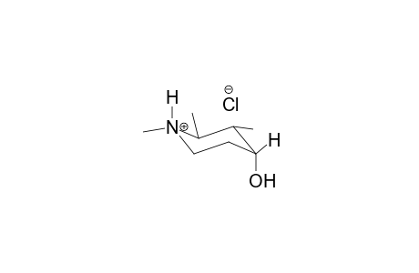 piperidinium, 4-hydroxy-1,2,3-trimethyl-, chloride