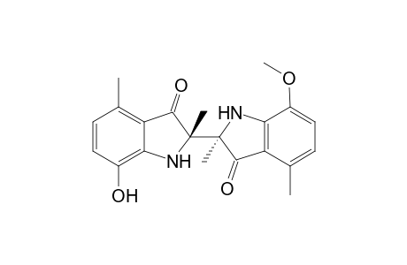 7-Hydroxy-7'-methoxy-Peronatin B