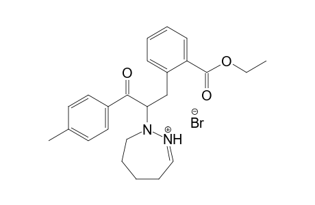 2-[(4-Methylbenzoyl)(2-ethoxycarbonylbenzyl)methyl]-5,6-dihydro-4H-diazepinium bromide