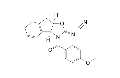 [(3aS,8aR)-3-(4-Methoxybenzoyl)-3,3a,8,8a-tetrahydro-2H-indeno[1,2-d][1,3]oxazol-2-ylidene]cyanamide