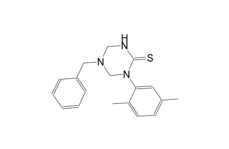 5-benzyl-1-(2,5-dimethylphenyl)tetrahydro-1,3,5-triazine-2(1H)-thione