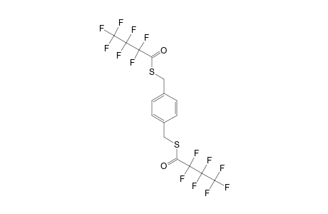 1,4-Benzenedimethanethiol, S,S'-di(heptafluorobutyryl)-