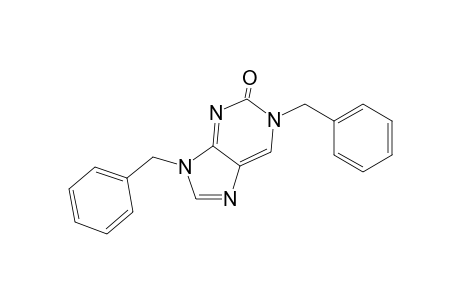 1,9-bis(phenylmethyl)-2-purinone