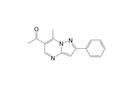 7-methyl-2-phenylpyrazolo[1,5-a]pyrimidin-6-yl methyl ketone